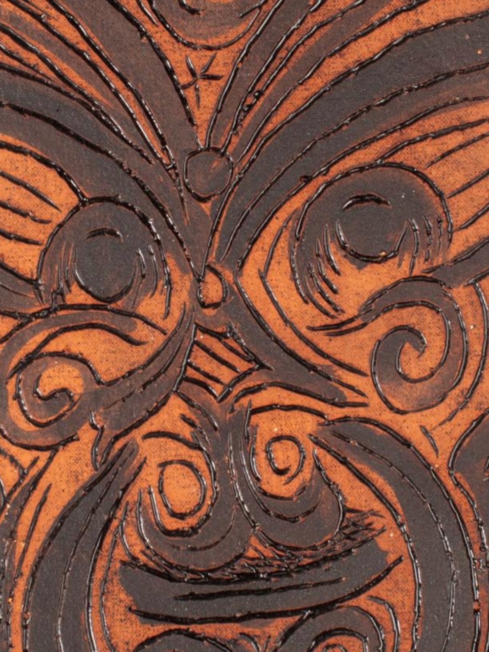 Inked in Clay — Marge Levy (Washington, 1943–2025) ‘Tattoo’ Terracotta Plaque